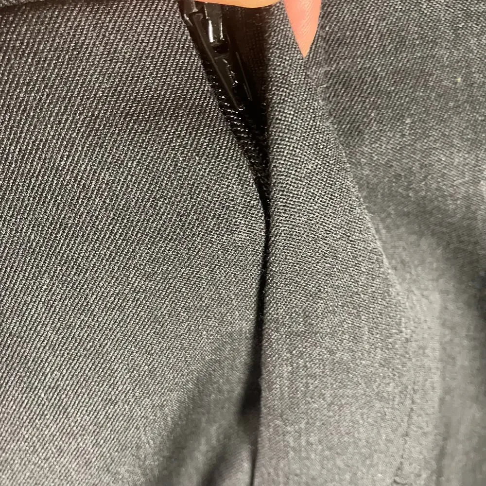 Pronto Uomo Platinum Black‎ Wool Suit 42L Jacket 35W Pants Career Professional